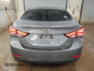 2014 Hyundai Elantra SE with VIN 5NPDH4AE4EH499262, listed as a Copart auction lot 52162805 with 116,944 mi miles and Salvage Title. Bid and sale history available at DreamBid. Image 6.