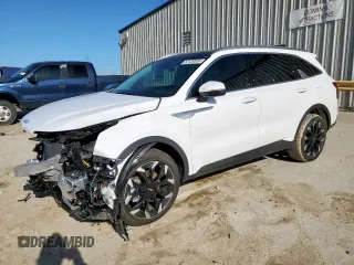 2025 Kia Sorento EX z VIN 5XYRH4JF8SG351780, wystawiony jako Copart lot #52129535 z przebiegiem 1 303 mil mil oraz Szkoda całkowita • Salvage title. Historia ofert i sprzedaży dostępna na DreamBid. Obrazek 1.