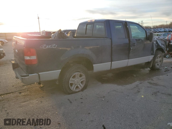 2007 Ford F-150 STX with VIN 1FTRX14W47FB55939, listed as a Copart auction lot 86998204 with 194,991 mi miles and Salvage Title. Bid and sale history available at carsss.com. Image 3.