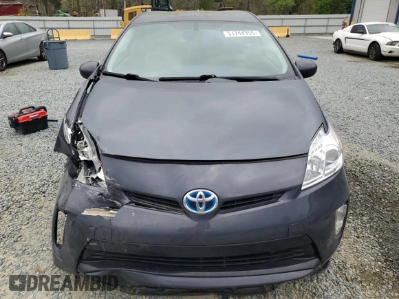 2014 Toyota Prius Four with VIN JTDKN3DU3E1779663, listed as a Copart auction lot 51744355 with 100,677 mi miles and Salvage Title. Bid and sale history available at DreamBid. Image 5.