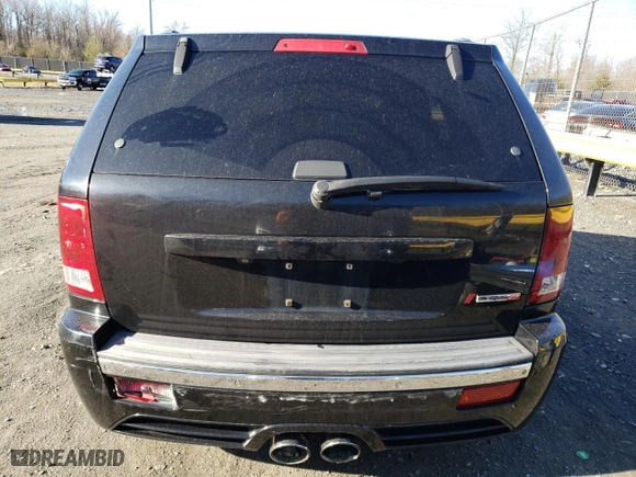 2007 Jeep Grand Cherokee SRT-8 with VIN 1J8HR78347C513091, listed as a Copart auction lot 49624845 with 0 mi miles and Salvage Title. Bid and sale history available at carsss.com. Image 6.