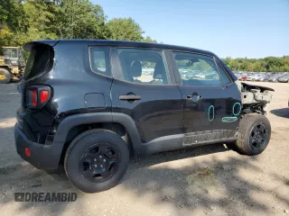 2017 Jeep Renegade Sport with VIN ZACCJBAB7HPF38948, listed as a Copart auction lot 71462884 with 151,408 mi miles and Salvage Title. Bid and sale history available at carsss.com. Image 3.