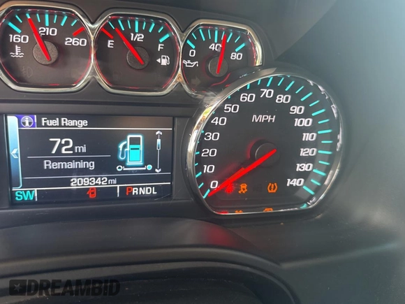 2017 Chevrolet Suburban LT z VIN 1GNSKHKC4HR207031, wystawiony jako Copart lot #62150635 z przebiegiem 209 342 mil mil oraz Czysty tytuł • Clean title. Historia ofert i sprzedaży dostępna na DreamBid. Obrazek 8.