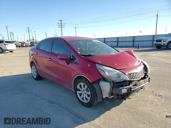 2015 Kia Rio LX with VIN KNADM4A37F6463794, listed as a Copart auction lot 46858735 with 164,081 mi miles and Salvage Title. Bid and sale history available at carsss.com. Image 11.