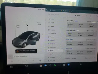 2018 Tesla Model 3 Long Range Battery with VIN 5YJ3E1EA5JF059313, listed as a Copart auction lot 51039105 with 73,706 mi miles and Salvage Title. Bid and sale history available at carsss.com. Image 9.