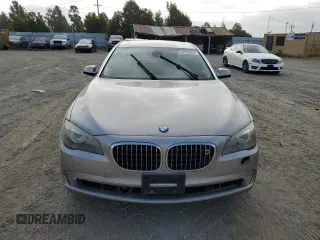 2009 BMW 7 Series 750Li with VIN WBAKB83519CY57123, listed as a Copart auction lot 53983255 with 155,802 mi miles and Salvage Title. Bid and sale history available at carsss.com. Image 5.