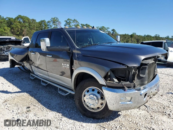 2015 Ram 3500 Laramie with VIN 3C63RRMLXFG657265, listed as a Copart auction lot 80014074 with 189,436 mi miles and Clean Title. Bid and sale history available at carsss.com. Image 4.