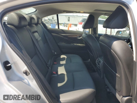 2018 Infiniti Q50 Luxe with VIN JN1EV7AP5JM352175, listed as a Copart auction lot 61762335 with 64,375 mi miles and Salvage title. Bid and sale history available at DreamBid. Image 10.