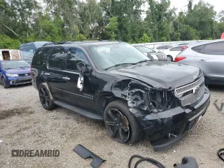 2007 Chevrolet Tahoe LT with VIN 1GNFC13007R344461, listed as a Copart auction lot 60127745 with 96,183 mi miles and Salvage title. Bid and sale history available at DreamBid. Image 4.