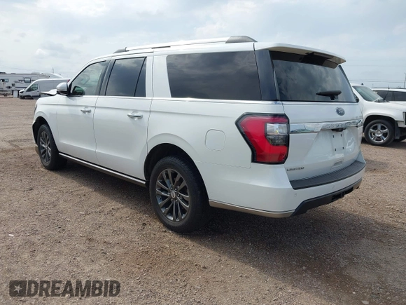 2021 Ford Expedition Max Limited with VIN 1FMJK2AT6MEA45533, listed as a IAAI auction lot 42146025 with 67,942 mi miles and . Bid and sale history available at DreamBid. Image 3.