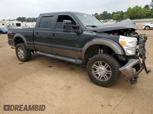 2015 Ford F-350 Platinum with VIN 1FT8W3BT7FEC11976, listed as a Copart auction lot 51699465 with 167,711 mi miles and Salvage Title. Bid and sale history available at DreamBid. Image 4.