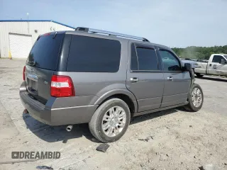 2011 Ford Expedition Limited with VIN 1FMJU1K51BEF07353, listed as a Copart auction lot 57209775 with Not provided miles and Salvage title. Bid and sale history available at DreamBid. Image 3.