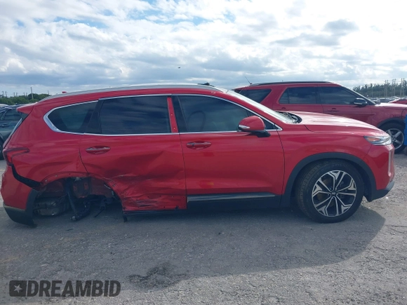 2020 Hyundai Santa Fe Limited with VIN 5NMS53AA8LH278765, listed as a IAAI auction lot 41339654 with 89,946 mi miles and . Bid and sale history available at DreamBid. Image 13.