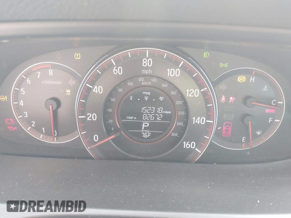 2016 Honda Accord Sport with VIN 1HGCR2F50GA112045, listed as a IAAI auction lot 42411609 with 152,318 mi miles and . Bid and sale history available at DreamBid. Image 15.