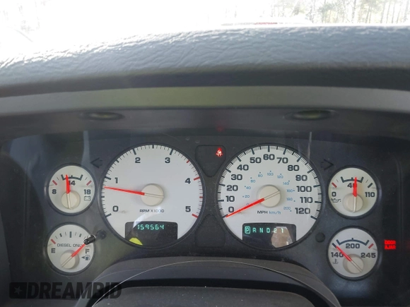 2004 Dodge Ram 2500 SLT with VIN 3D7KA28C84G236063, listed as a IAAI auction lot 41833455 with 159,564 mi miles. Bid and sale history available at carsss.com. Image 15.