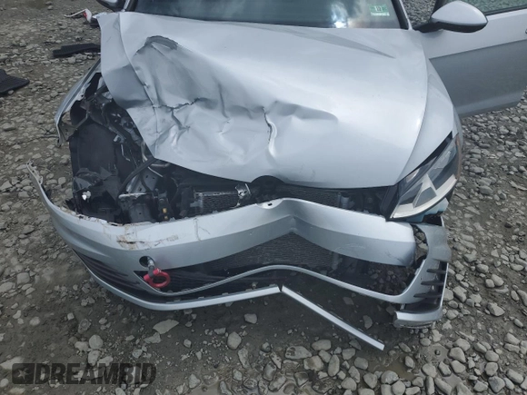 2016 Volkswagen Golf GTI SE with VIN 3VW5T7AU1GM001735, listed as a Copart auction lot 55133774 with 48,277 mi miles and Salvage Title. Bid and sale history available at carsss.com. Image 12.