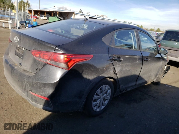 2019 Hyundai Accent SE with VIN 3KPC24A3XKE057713, listed as a Copart auction lot 75178533 with 116,050 mi miles. Bid and sale history available at carsss.com. Image 3.
