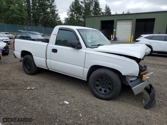 2007 Chevrolet Silverado 1500 Classic Work Truck with VIN 3GCEC14X87G212046, listed as a Copart auction lot 75515244 with 243,547 mi miles and Salvage Title. Bid and sale history available at carsss.com. Image 4.