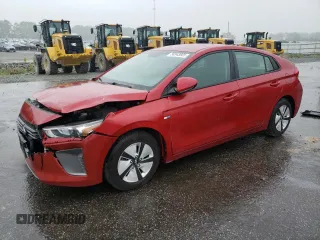 2019 Hyundai Ioniq Blue with VIN KMHC65LC6KU176394, listed as a Copart auction lot 58343805 with 80,875 mi miles and Salvage title. Bid and sale history available at DreamBid. Image 1.