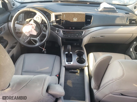 2019 Honda Pilot EX-L with VIN 5FNYF5H5XKB016547, listed as a Copart auction lot 45679445 with 25,334 mi miles and Salvage Title. Bid and sale history available at carsss.com. Image 8.