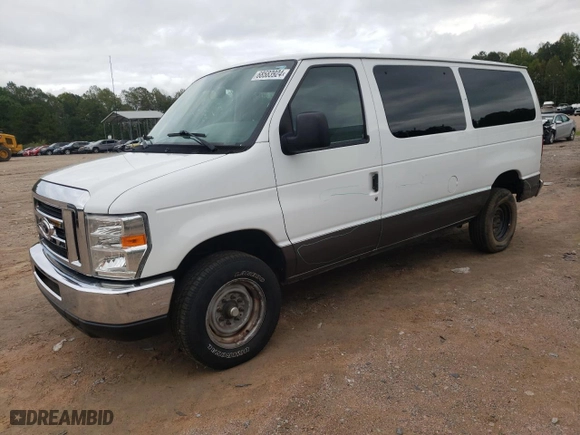2014 Ford Econoline Wagon XL with VIN 1FBNE3BL0EDA92960, listed as a Copart auction lot 68583924 with 73,153 mi miles and Salvage Title. Bid and sale history available at carsss.com. Image 1.