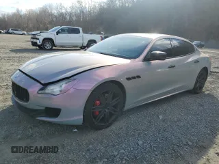 2014 Maserati Quattroporte S Q4 z VIN ZAM56RRA5E1095060, wystawiony jako Copart lot #50568695 z przebiegiem 85 394 mil mil oraz Szkoda całkowita • Salvage title. Historia ofert i sprzedaży dostępna na DreamBid. Obrazek 1.