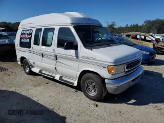 2000 Ford Econoline Cargo with VIN 1FDRE14W8YHC03112, listed as a Copart auction lot 43219225 with 177,781 mi miles and Salvage Title. Bid and sale history available at carsss.com. Image 4.