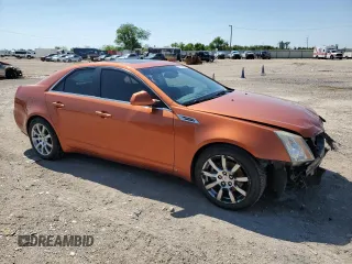 2008 Cadillac CTS RWD w/1SB with VIN 1G6DV57V680187437, listed as a Copart auction lot 51904345 with 129,211 mi miles and Salvage Title. Bid and sale history available at carsss.com. Image 4.