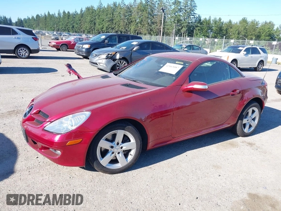 2006 Mercedes-Benz SLK 280 с VIN WDBWK54F26F095570, выставлен на аукционе IAAI как лот 42463087 с пробегом 121 080 миль миль и . История ставок и продаж доступна на DreamBid. Изображение 2.