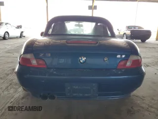 2000 BMW Z3 2.5 with VIN 4USCH9347YLF88222, listed as a Copart auction lot 59898395 with 125,123 mi miles and Clean title. Bid and sale history available at DreamBid. Image 6.
