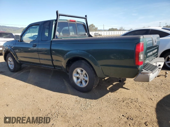 2002 Nissan Frontier XE with VIN 1N6DD26S92C381436, listed as a Copart auction lot 46527595 with 224,696 mi miles and Salvage title. Bid and sale history available at DreamBid. Image 2.