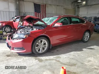 2015 Chevrolet Impala LT with VIN 2G1125S3XF9232678, listed as a Copart auction lot 53381315 with 167,442 mi miles and Non Repairable. Bid and sale history available at carsss.com. Image 1.