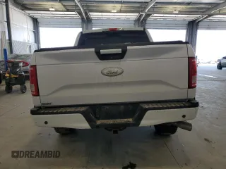 2017 Ford F-150 XL with VIN 1FTEW1EF5HKC24856, listed as a Copart auction lot 52581255 with 96,440 mi miles and Salvage Title. Bid and sale history available at carsss.com. Image 6.