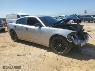 2018 Dodge Charger R/T with VIN 2C3CDXCT0JH157772, listed as a Copart auction lot 52304804 with 16,333 mi miles and Salvage Title. Bid and sale history available at carsss.com. Image 4.