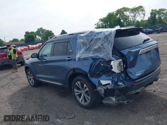 2020 Ford Explorer Platinum with VIN 1FM5K8HC2LGB50194, listed as a IAAI auction lot 42326070 with 68,444 mi miles and . Bid and sale history available at DreamBid. Image 3.