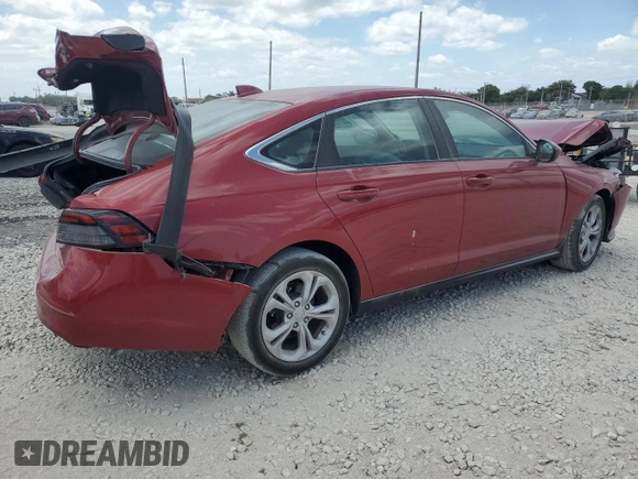 2024 Honda Accord LX z VIN 1HGCY1F2XRA000858, wystawiony jako Copart lot #55067945 z przebiegiem 9 632 mil mil oraz Nie do naprawy • Non repairable. Historia ofert i sprzedaży dostępna na DreamBid. Obrazek 3.