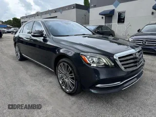 2020 Mercedes-Benz S-Class S 560 with VIN W1KUG8DB7LA559539, listed as a Copart auction lot 85827794 with 26,014 mi miles and Non Repairable. Bid and sale history available at carsss.com. Image 4.