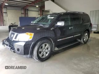 2011 Nissan Armada Platinum z VIN 5N1AA0NE4BN616081, wystawiony jako Copart lot #56411165 z przebiegiem 109 088 mil mil oraz Czysty tytuł • Clean title. Historia ofert i sprzedaży dostępna na DreamBid. Obrazek 1.