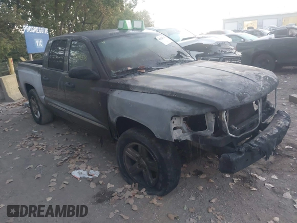 2008 Dodge Dakota Laramie with VIN 1D7HW58N18S603012, listed as a IAAI auction lot 40326773 with 1 mi miles. Bid and sale history available at carsss.com. Image 1.