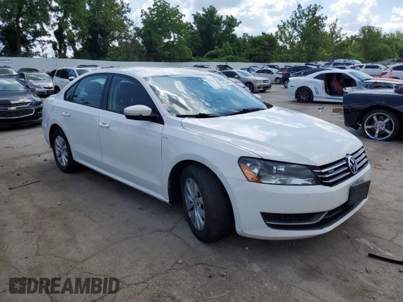 2013 Volkswagen Passat Wolfsburg Edition with VIN 1VWAH7A35DC140531, listed as a Copart auction lot 63441455 with 135,946 mi miles and Salvage title. Bid and sale history available at DreamBid. Image 4.