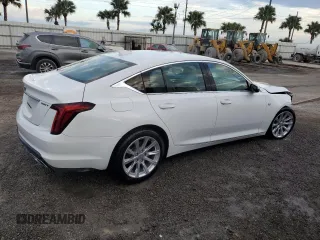 2020 Cadillac CT5 Luxury with VIN 1G6DM5RK9L0126887, listed as a Copart auction lot 48424215 with Not provided miles and Non repairable. Bid and sale history available at DreamBid. Image 3.