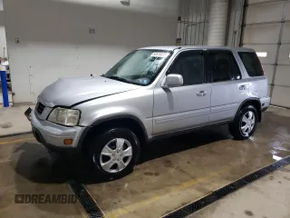 2001 Honda CR-V SE with VIN JHLRD18731C035881, listed as a Copart auction lot 52574575 with 192,107 mi miles and Salvage Title. Bid and sale history available at carsss.com. Image 1.