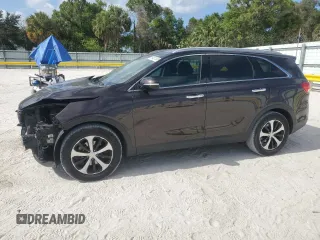 2016 Kia Sorento EX with VIN 5XYPH4A59GG008210, listed as a Copart auction lot 54621845 with 124,208 mi miles and Salvage Title. Bid and sale history available at carsss.com. Image 1.