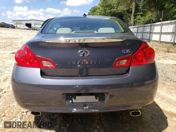 2007 Infiniti G35 Journey with VIN JNKBV61E77M710649, listed as a Copart auction lot 67612944 with 75,566 mi miles and Salvage Title. Bid and sale history available at DreamBid. Image 6.