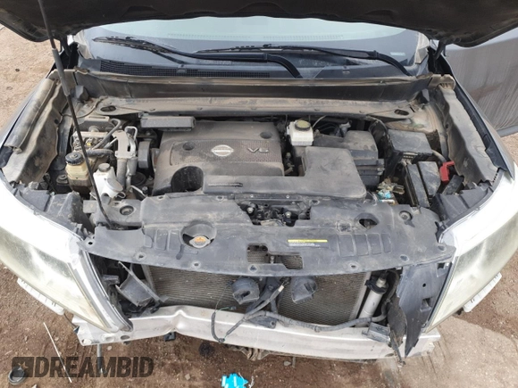 2015 Nissan Pathfinder S z VIN 5N1AR2MM0FC711042, wystawiony jako Copart lot #54342405 z przebiegiem 115 238 mil mil oraz Szkoda całkowita • Salvage title. Historia ofert i sprzedaży dostępna na DreamBid. Obrazek 12.