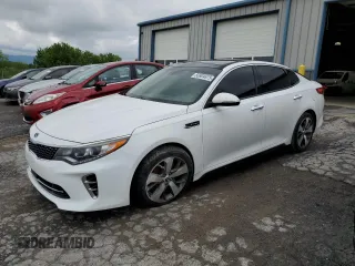 2017 Kia Optima SX with VIN 5XXGW4L20HG127312, listed as a Copart auction lot 56904675 with 116,876 mi miles and Salvage title. Bid and sale history available at DreamBid. Image 1.