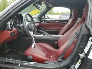 2021 Mazda MX-5 Miata Grand Touring with VIN JM1NDAD78M0455899, listed as a Copart auction lot 57347125 with 38,405 mi miles and Salvage title. Bid and sale history available at DreamBid. Image 7.