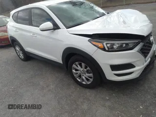 2020 Hyundai Tucson SE with VIN KM8J2CA45LU129474, listed as a IAAI auction lot 41737784 with 76,565 mi miles. Bid and sale history available at carsss.com. Image 1.