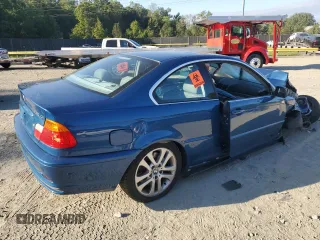 2001 BMW 3 Series 330Ci with VIN WBABN53451JU32534, listed as a Copart auction lot 70293314 with 0 mi miles and Salvage Title. Bid and sale history available at carsss.com. Image 3.