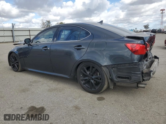 2008 Lexus IS 250 z VIN JTHBK262582063228, wystawiony jako Copart lot #51184055 z przebiegiem 159 535 mil mil oraz Szkoda całkowita • Salvage title. Historia ofert i sprzedaży dostępna na DreamBid. Obrazek 2.